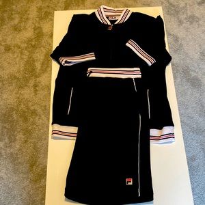 FILA VELOUR SHORT SET